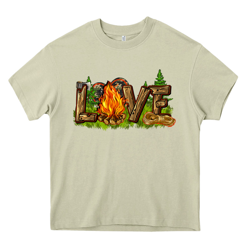 Camping Love Heavy Core Tee by NancyCooperArtShop | Teevron