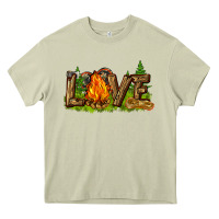 Mossy camping love Heavy Core Tee - NancyCooperArtShop