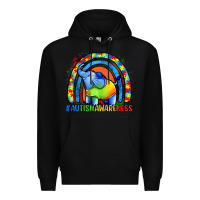 Black Autism Awareness Autism elephant Premium Hoodie - FaDigitalArtStudio