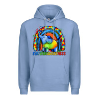 Colony Blue Autism Awareness Autism elephant Premium Hoodie - FaDigitalArtStudio