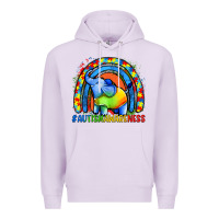 Lilac Autism Awareness Autism elephant Premium Hoodie - FaDigitalArtStudio