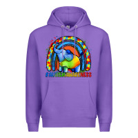 Purple Autism Awareness Autism elephant Premium Hoodie - FaDigitalArtStudio