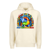 Sandshell Autism Awareness Autism elephant Premium Hoodie - FaDigitalArtStudio