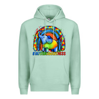 Seafoam Autism Awareness Autism elephant Premium Hoodie - FaDigitalArtStudio