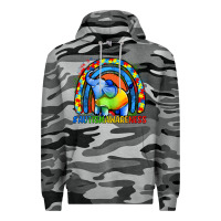 Slate Camo Autism Awareness Autism elephant Premium Hoodie - FaDigitalArtStudio