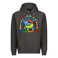 Smoke Autism Awareness Autism elephant Premium Hoodie - FaDigitalArtStudio