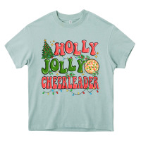 Arona holly jolly cheerleader Heavy Core Tee - MaliasSmallBusiness