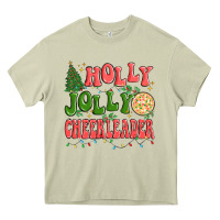 Mossy holly jolly cheerleader Heavy Core Tee - MaliasSmallBusiness
