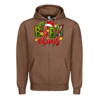 Chestnut christmas baby claus Zipper Hoodie - FaDigitalArtStudio