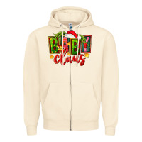 Sandshell christmas baby claus Zipper Hoodie - FaDigitalArtStudio