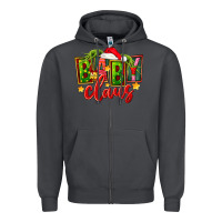 Smoke christmas baby claus Zipper Hoodie - FaDigitalArtStudio