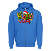 True Royal christmas baby claus Zipper Hoodie - FaDigitalArtStudio