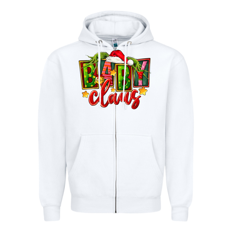 Christmas Baby Claus Zipper Hoodie by FaDigitalArtStudio | Teevron