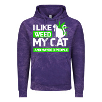 Cloud Purple Cat Weed I Like My Cat Gift Vintage Hoodie - Bettercallsaul