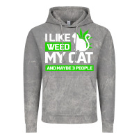 Cloud Rock Cat Weed I Like My Cat Gift Vintage Hoodie - Bettercallsaul