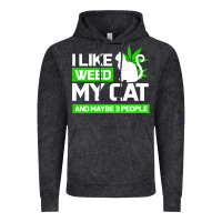 Vintage Black Cat Weed I Like My Cat Gift Vintage Hoodie - Bettercallsaul