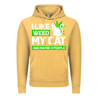 Vintage Mustard Cat Weed I Like My Cat Gift Vintage Hoodie - Bettercallsaul