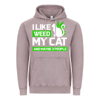 Vintage Zinc Cat Weed I Like My Cat Gift Vintage Hoodie - Bettercallsaul