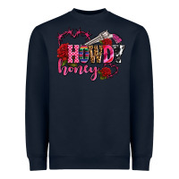 Navy howdy honey rose olivia Heavyweight Sweatshirt - OliviaCreatesArt