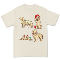 Bone christmas dogs Premium Tee - MaliasSmallBusiness