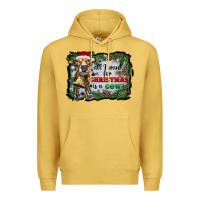 Antique Gold all i want for christmas is a cow Premium Hoodie - RanaPortraitStore