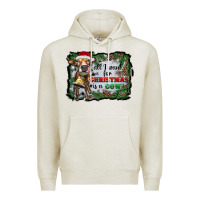 Oatmeal Heather all i want for christmas is a cow Premium Hoodie - RanaPortraitStore