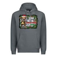 Rock all i want for christmas is a cow Premium Hoodie - RanaPortraitStore