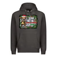Smoke all i want for christmas is a cow Premium Hoodie - RanaPortraitStore
