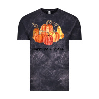 Cloud Black Happy Fall Y all Vintage Tee - Bettercallsaul