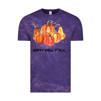 Cloud Purple Happy Fall Y all Vintage Tee - Bettercallsaul