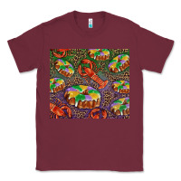 Burgundy mardi gras king cake and crawfish Classic Tee - RanaPortraitStore