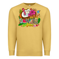 Antique Gold summer time Premium Sweatshirt - CowhideDigitalArt