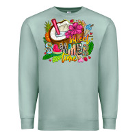 Seafoam summer time Premium Sweatshirt - CowhideDigitalArt
