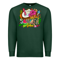 Sports Green summer time Premium Sweatshirt - CowhideDigitalArt