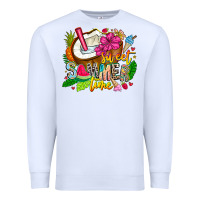 White summer time Premium Sweatshirt - CowhideDigitalArt