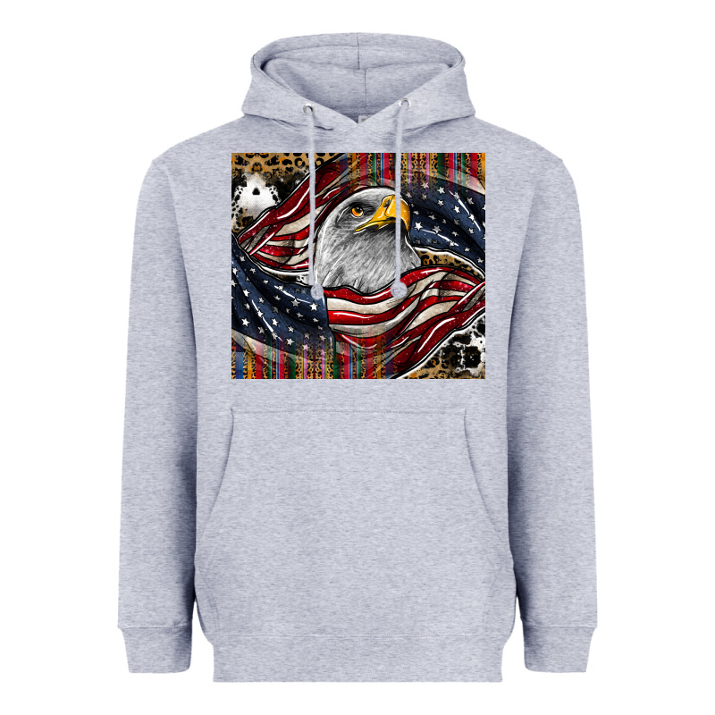 American Eagle Heavyweight Hoodie by CowhideDigitalArt | Teevron
