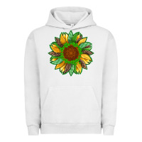 Pigment Lunar Rock st patricks sunflower with leopard  shamrock and glitter Urban Hoodie - Artiststas