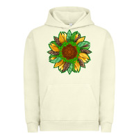 Pigment Pistachio st patricks sunflower with leopard  shamrock and glitter Urban Hoodie - Artiststas