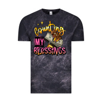 Cloud Black counting my blessings afro hands Vintage Tee - RanaPortraitStore