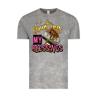 Cloud Rock counting my blessings afro hands Vintage Tee - RanaPortraitStore
