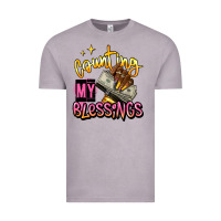 Vintage Zinc counting my blessings afro hands Vintage Tee - RanaPortraitStore