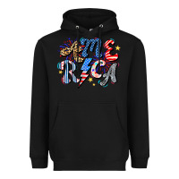 Black America Heavyweight Hoodie - CowhideDigitalArt