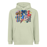 Matcha America Heavyweight Hoodie - CowhideDigitalArt