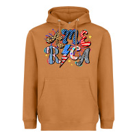 Meerkat America Heavyweight Hoodie - CowhideDigitalArt