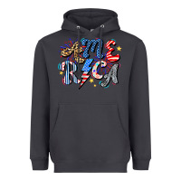 Smoke America Heavyweight Hoodie - CowhideDigitalArt