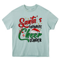 Arona santa s favorite cheer leader Heavy Core Tee - MaliasSmallBusiness
