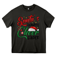 Asphalt santa s favorite cheer leader Heavy Core Tee - MaliasSmallBusiness