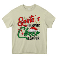 Mossy santa s favorite cheer leader Heavy Core Tee - MaliasSmallBusiness