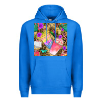 True Royal school girl coffee cup with leopard seamless pattern bbs Premium Hoodie - BundleAndBundleShop
