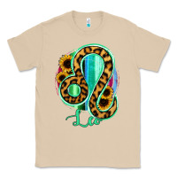 Mushroom Leo Zodiac Sign Sunflower Leopard Serape Classic Tee - RanaPortraitStore